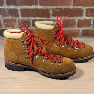 Montblanc Brown Suede Hiking Boots 12D Superfeet Insoles.